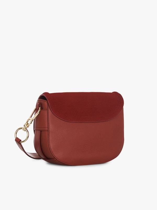 Chloé Bandolera Mujer Mara Rojas Suede,Cowhide XOCQ01793